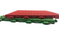 Antimicrobial Red Removable Basketball Court Flooring No Sweat No Residual Odor
