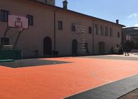 No Harmful Substances Removable Basketball Court Flooring Nature Colors No Toxic Smell